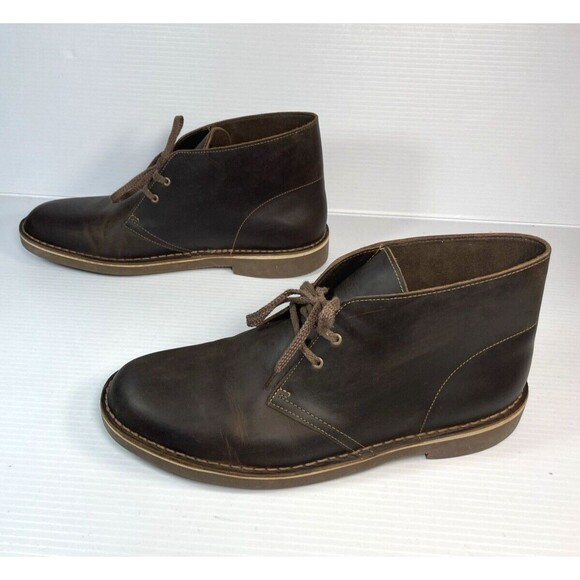 Clarks Originals Bushacre Beeswax Brown Mens Leather Chukka Boots 11.5 H W main image 6